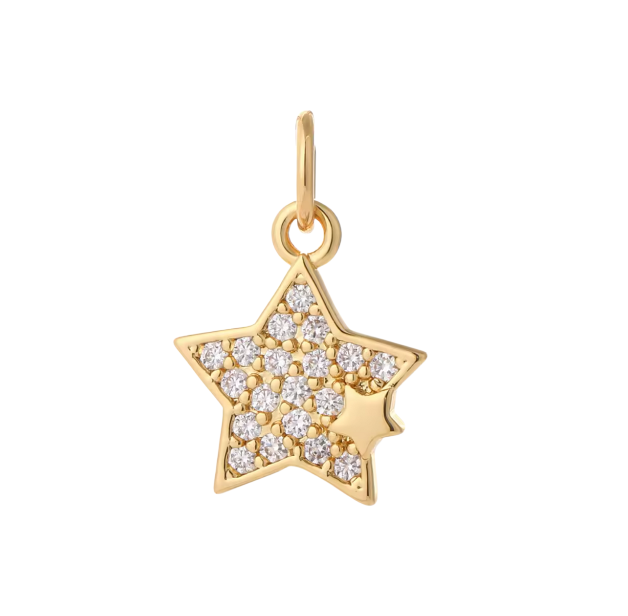 CZ TWO STARS Charm