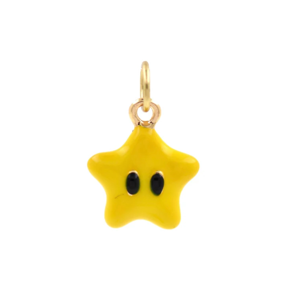 YELLOW STAR Charm