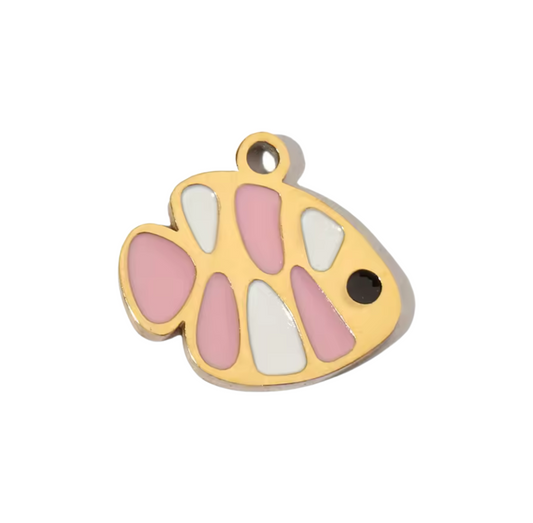 PINK FISH Charm