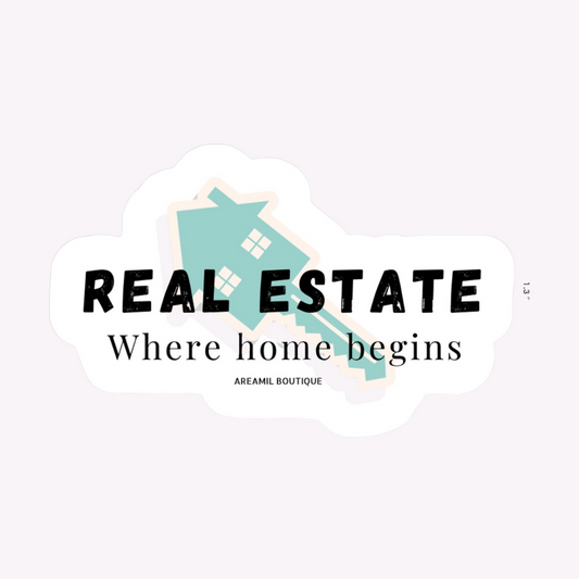 HOME BEGINS Sticker