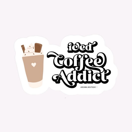 COFFEE ADDICT Mini Sticker