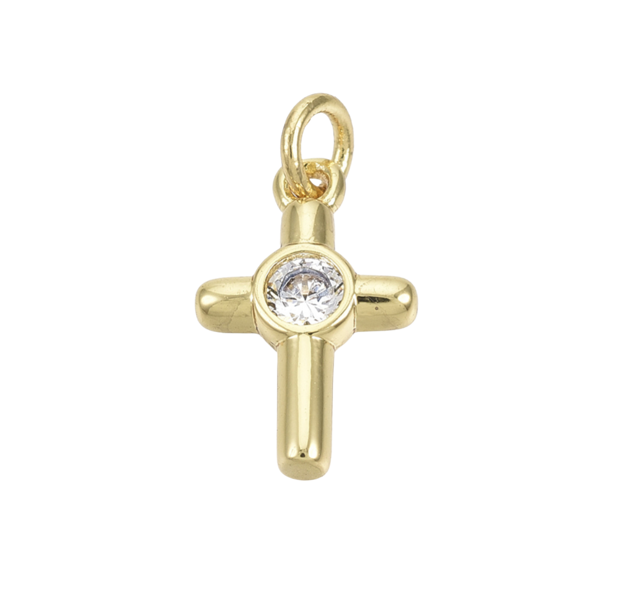 MINI CZ CROSS Charm