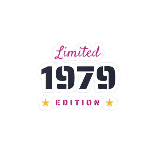 LIMITED 1979 EDITION- Vinyl Decal Sticker