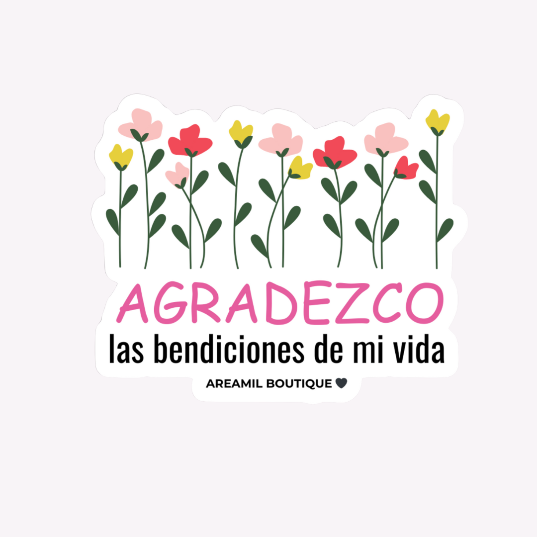 AGRADEZCO Sticker