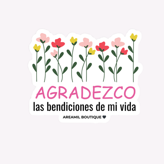 AGRADEZCO Sticker