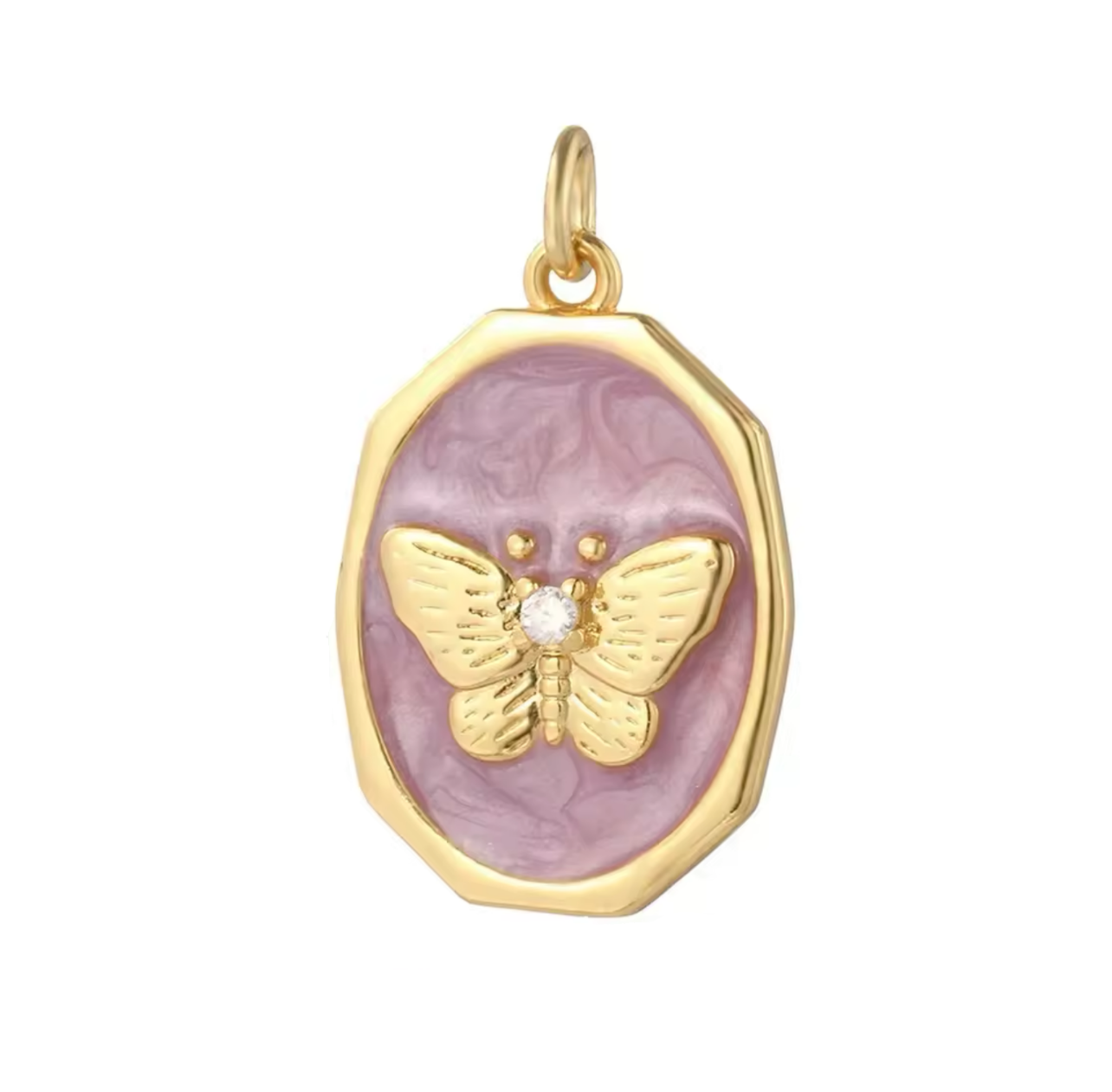 PURPLE BUTTERFLY Charm