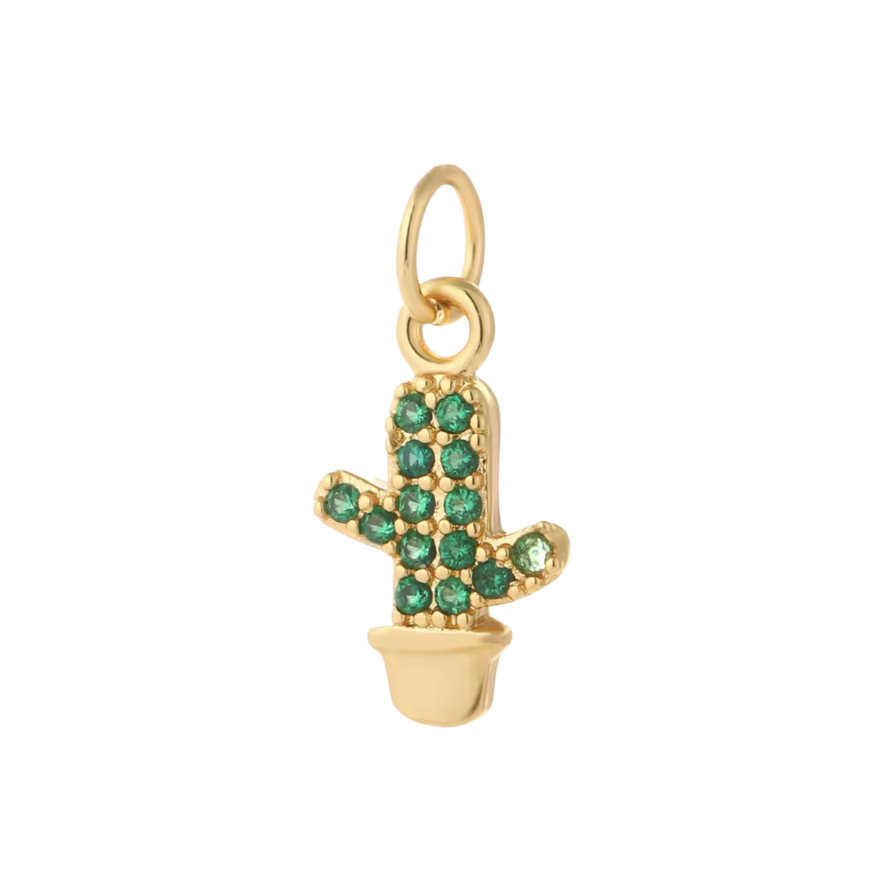 CZ CACTUS Charm