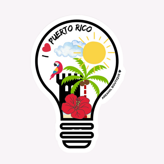 LOVE PUERTO RICO Sticker
