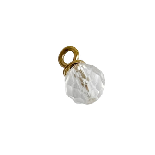 MINI CLEAR BEAD Charm