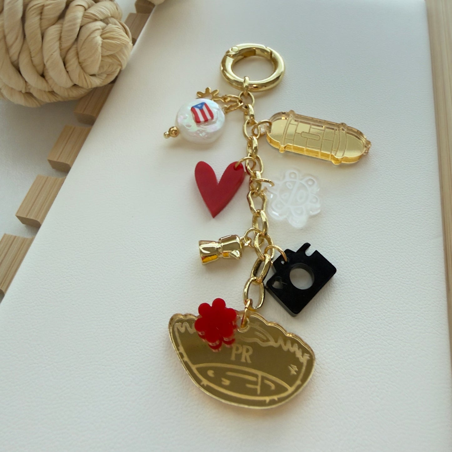 PAVA Bag KeyChain Charms