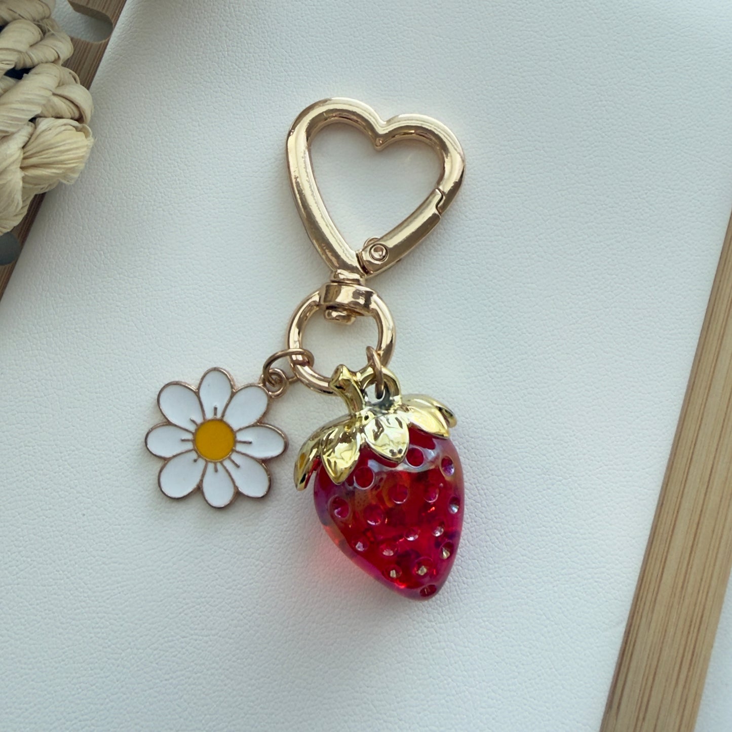 DAISY BERRY Bag Charm, KeyChain