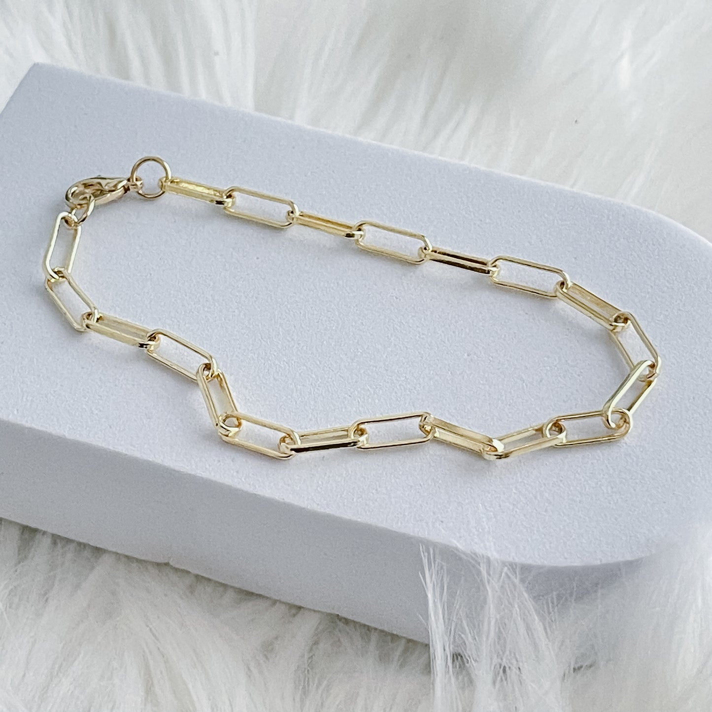 "VV" Bracelet Base- Paper Clip