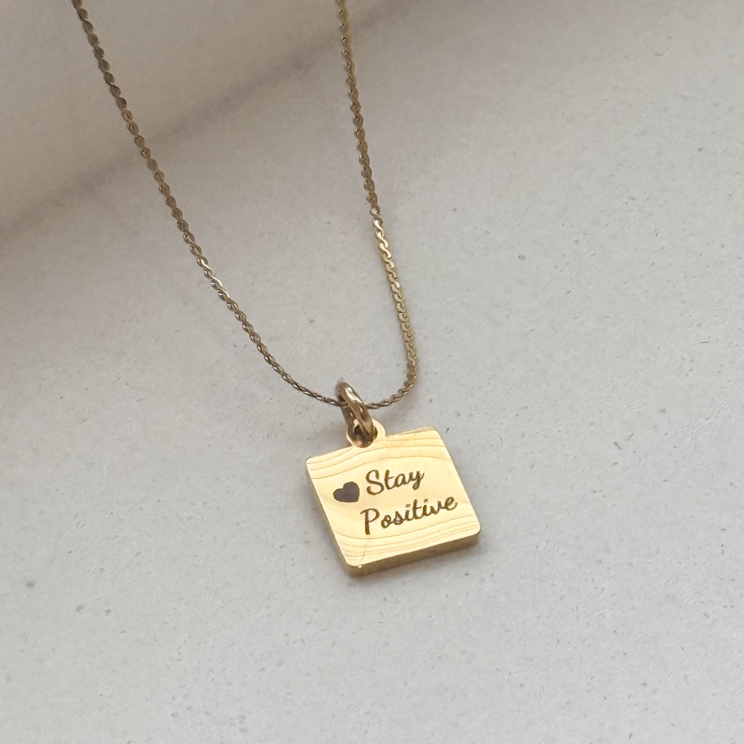 STAY POSITIVE Necklace