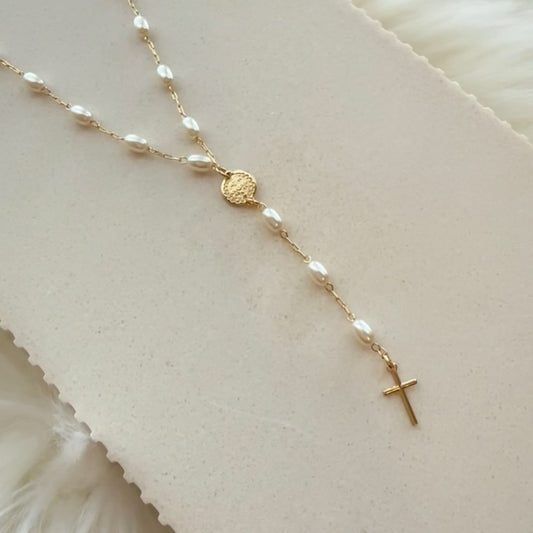 ROSAVÉ Rosary Necklace