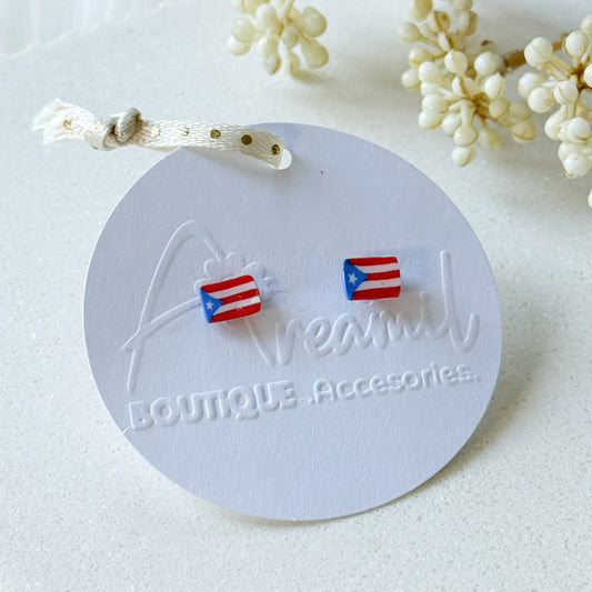 BORICUA Stud Earrings