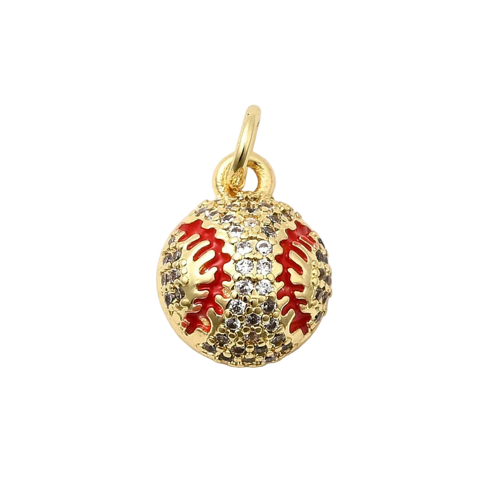 CZ Baseball Charm