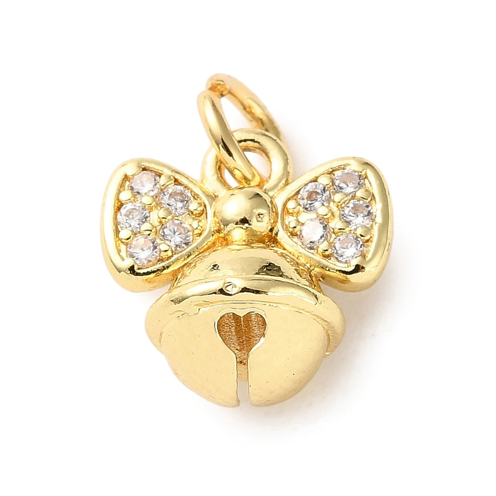 CZ Jingle Bow Charm