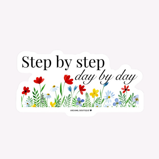STEP by STEP Sticker