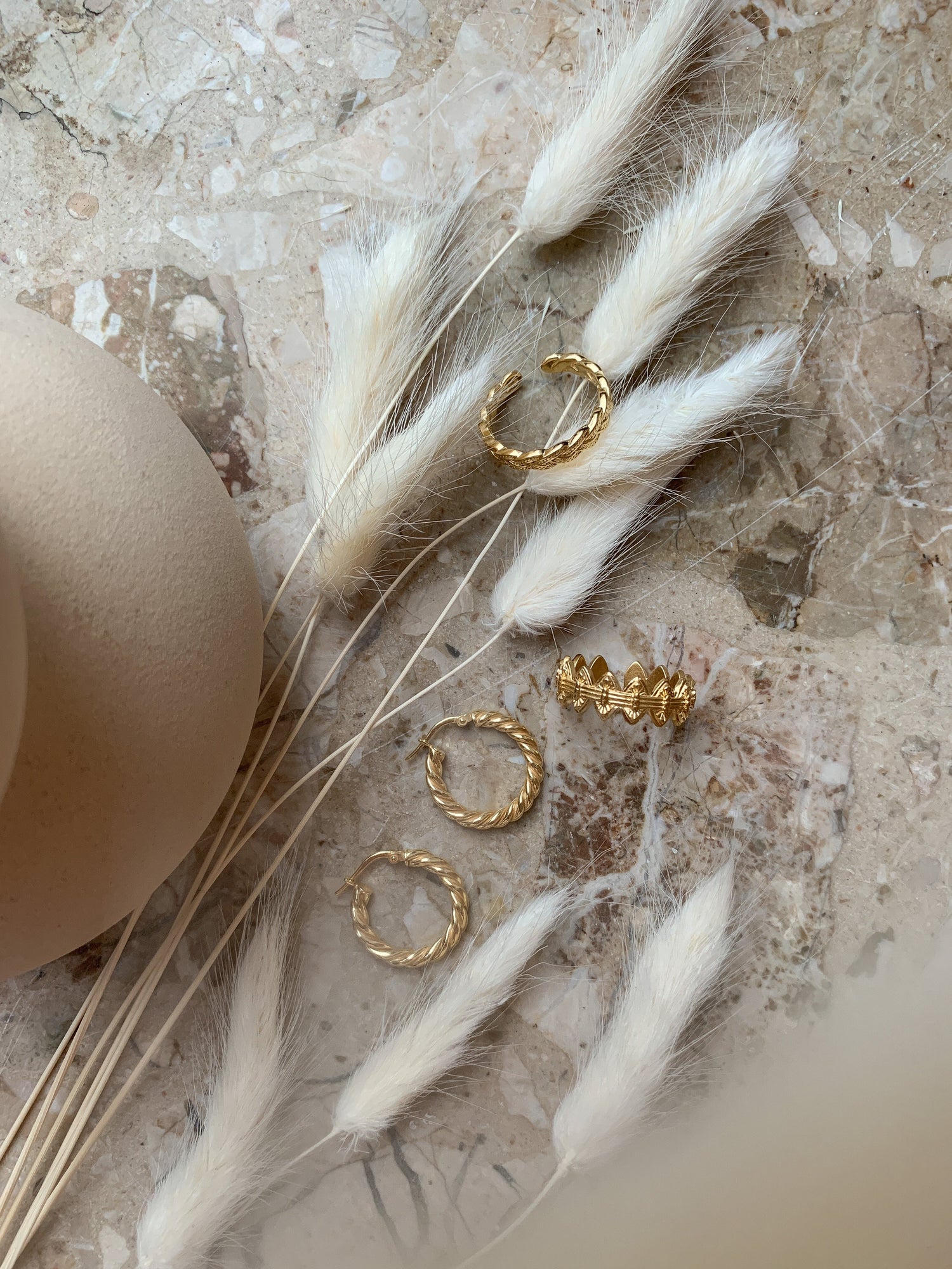 Hoop and Stud Earrings
