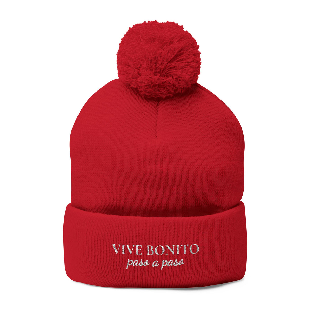 VIVE BONITO Pom-Pom Knit Cap