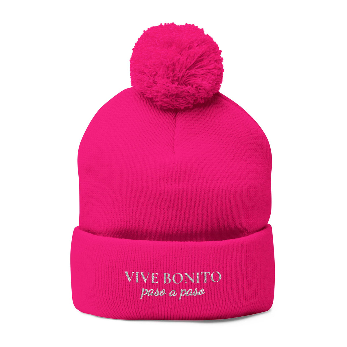 VIVE BONITO Pom-Pom Knit Cap