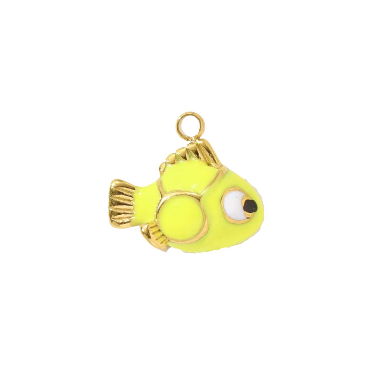 YELLOW FISH Charm