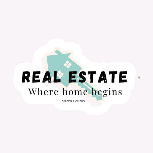 HOME BEGINS Vinyl Waterproof Sticker