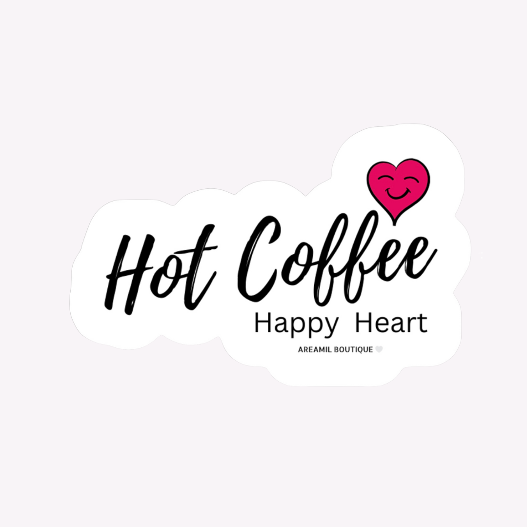 CAFÉ CALIENTE/ HOT COFFEE Vinyl Decal Sticker