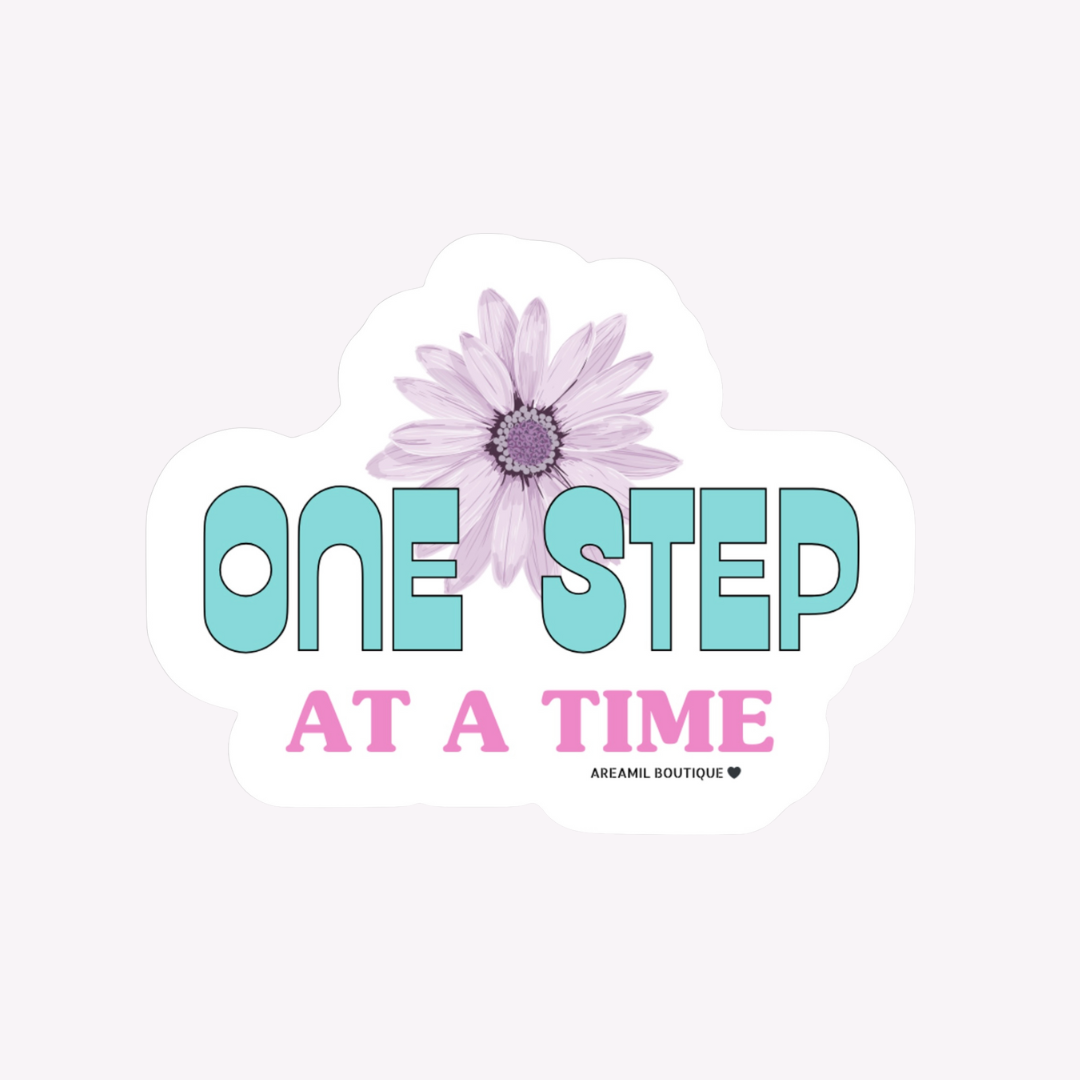 ONE STEP Vinyl Decal Sticker