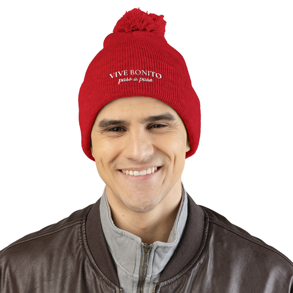VIVE BONITO Pom-Pom Knit Cap