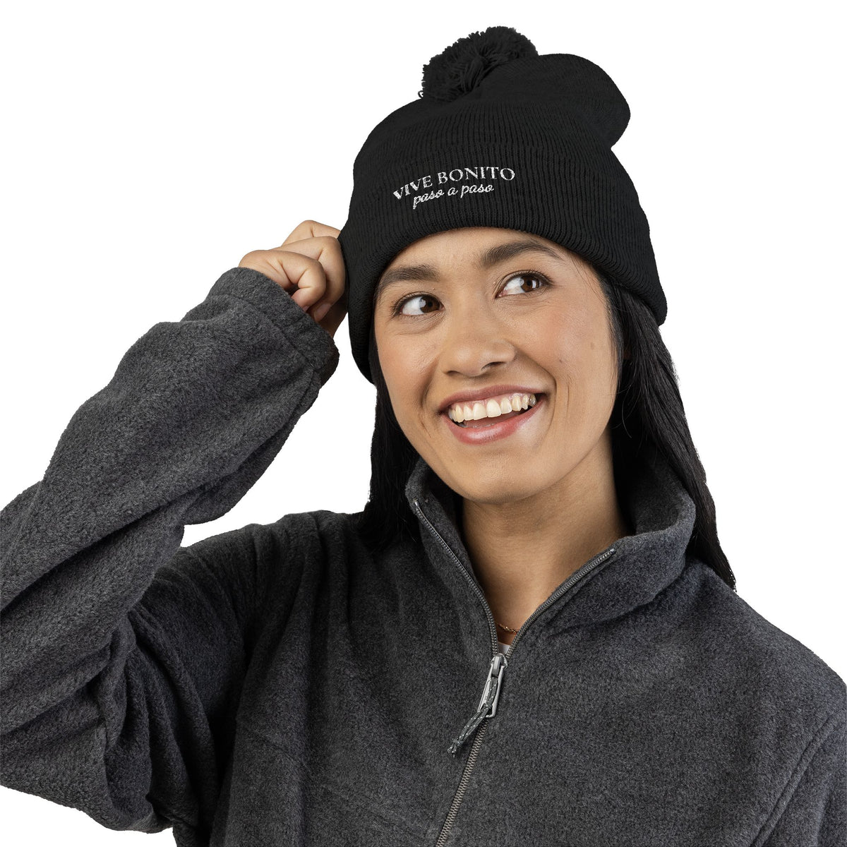 VIVE BONITO Pom-Pom Knit Cap