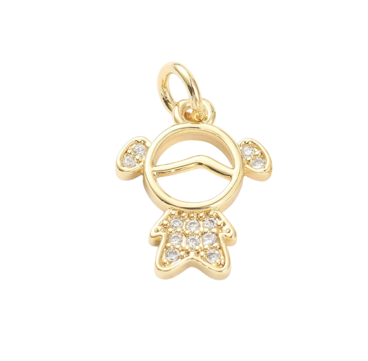 CZ GIRL Charm