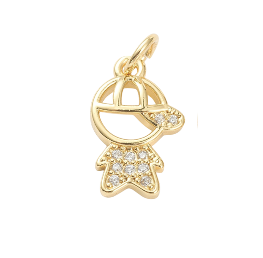 CZ BOY Charm