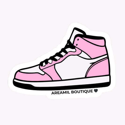 PINK SNEAKER Vinyl Mini Sticker