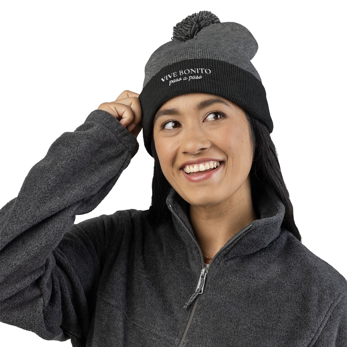 VIVE BONITO Pom-Pom Knit Cap