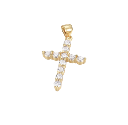 CZ CROSS Charm
