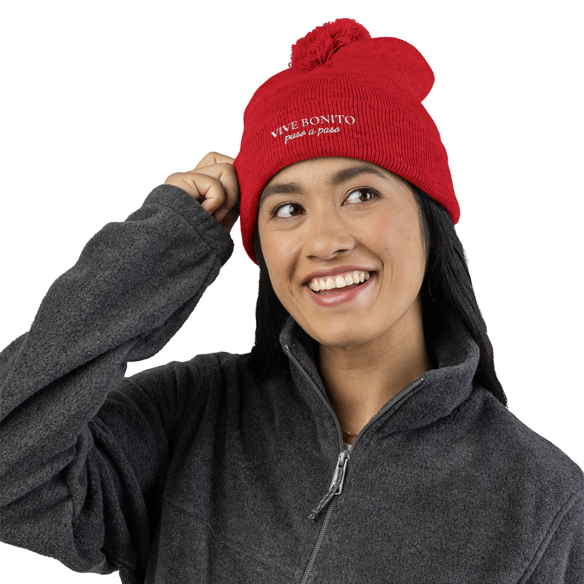 VIVE BONITO Pom-Pom Knit Cap