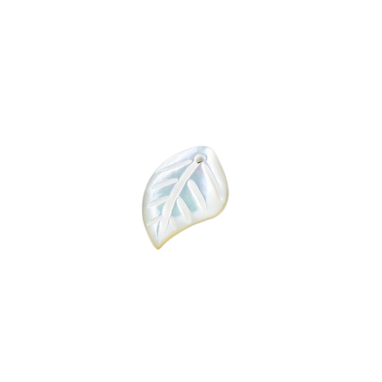 MOTHER PEARL LEAF Charm