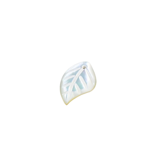 MOTHER PEARL LEAF Charm