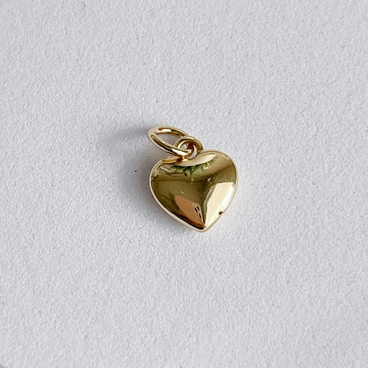 GOLD HEART Charm