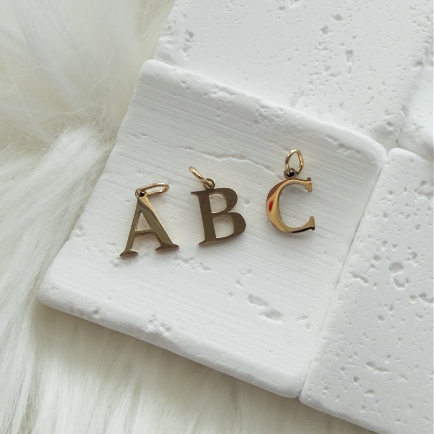 GOLDEN LETTERS Charm