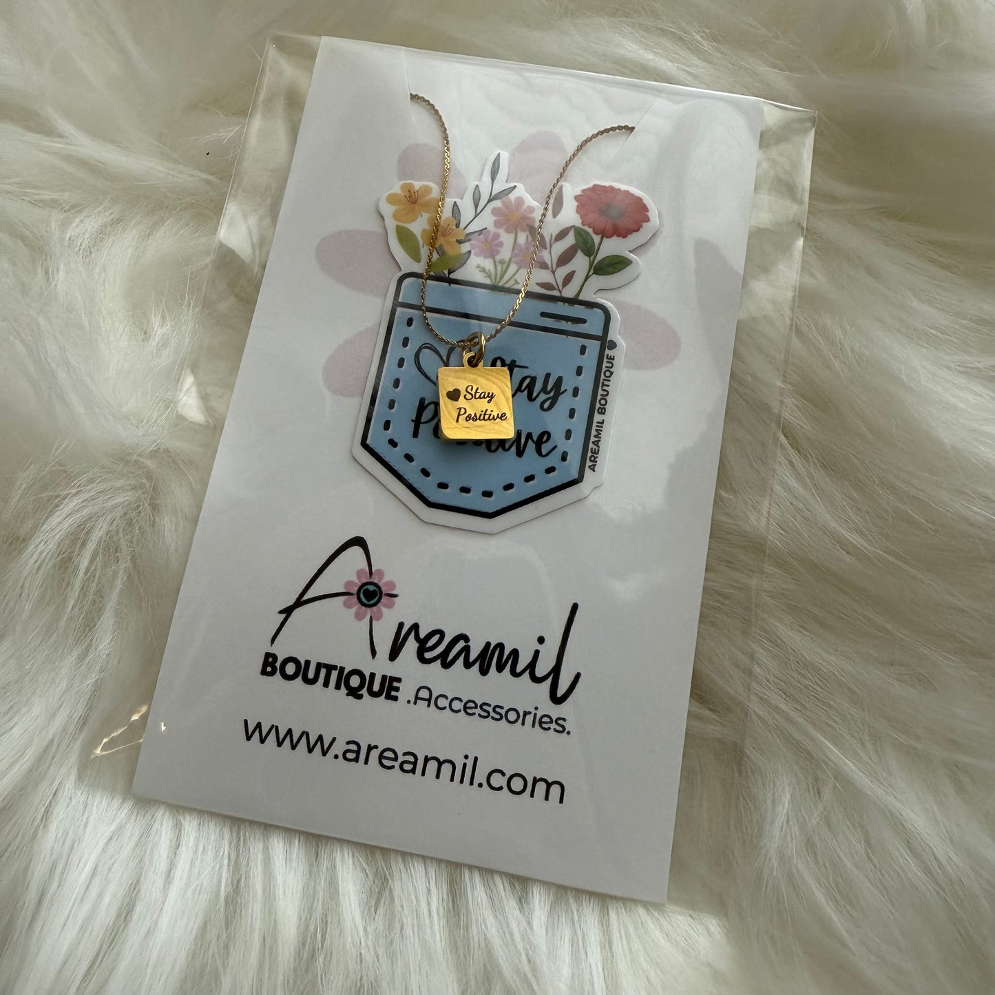 STAY POSITIVE Necklace