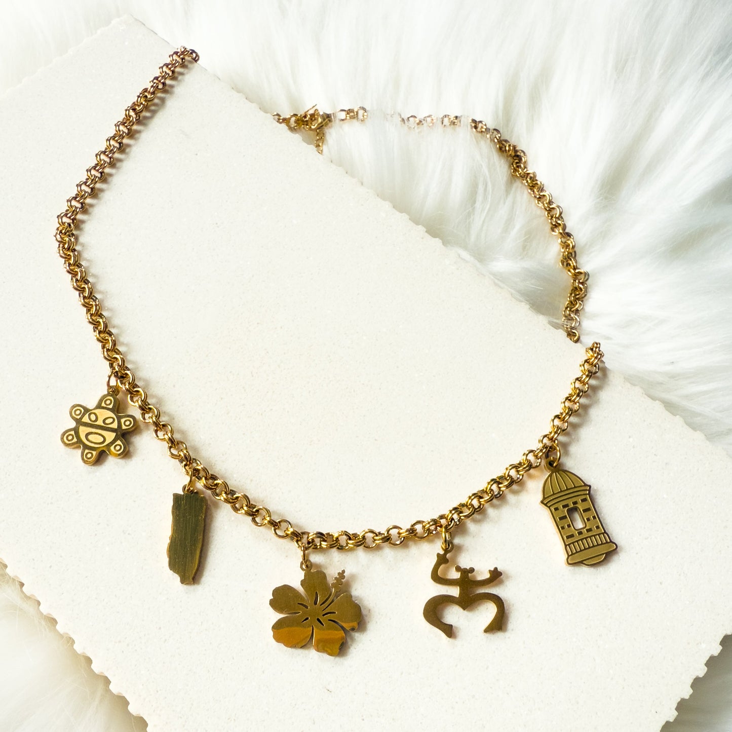 RAÍCES DORADAS Charm Necklace