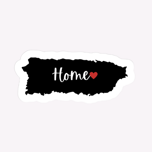 HOME PUERTO RICO Vinyl Decal Sticker